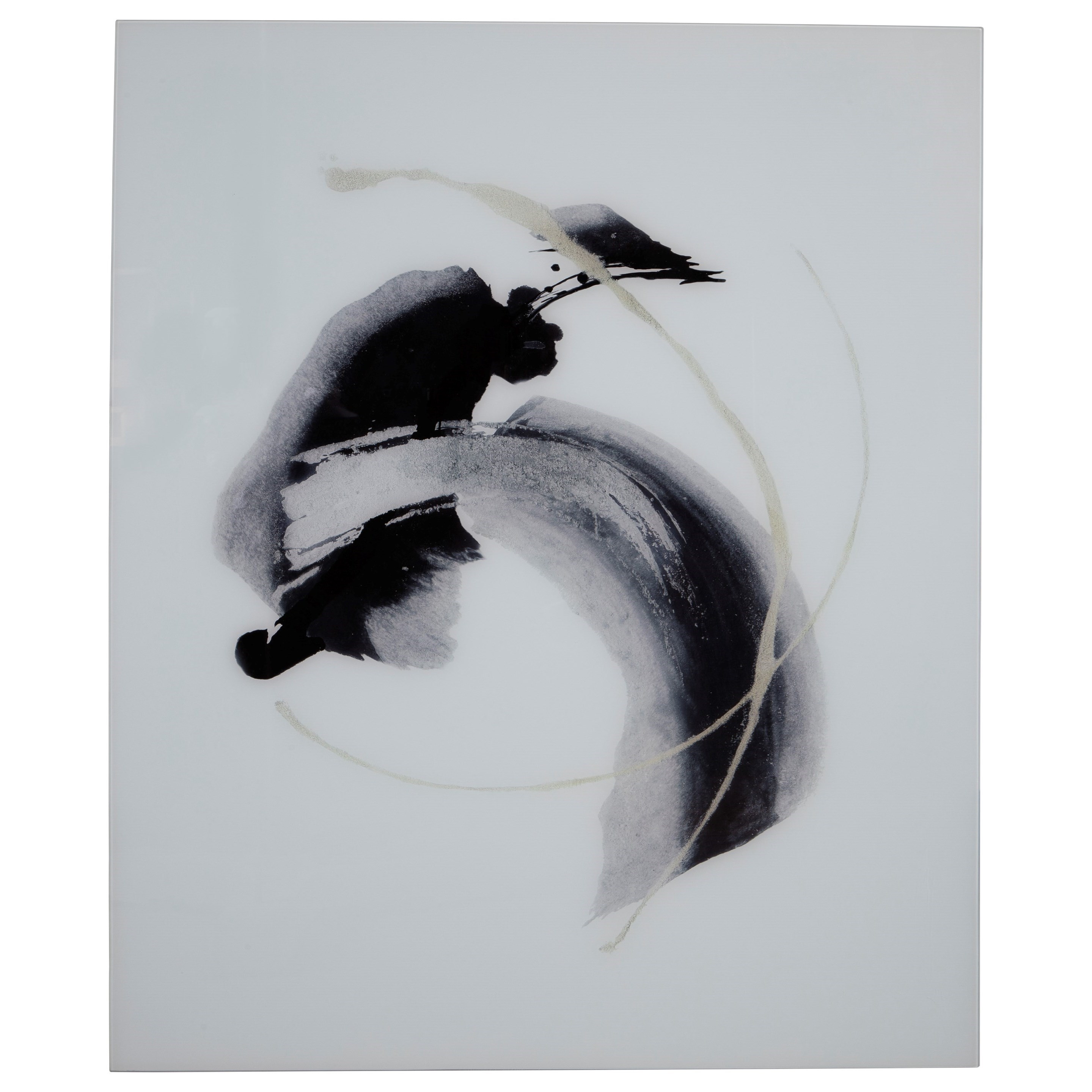 Ashley pancho black and store white wall art a8000258